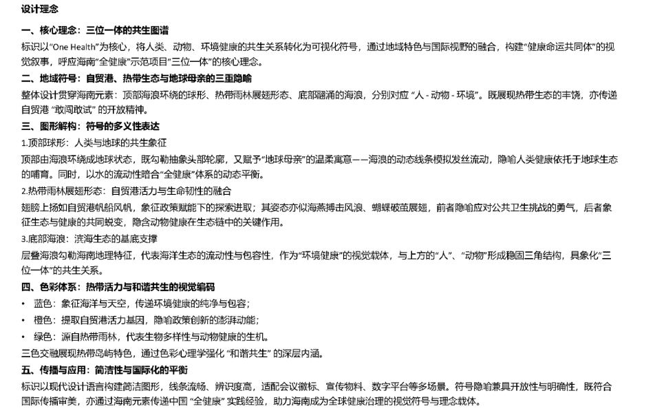 海南“全健康”形象标识（Logo）设计大赛公开征集活动最终评选结果公示
